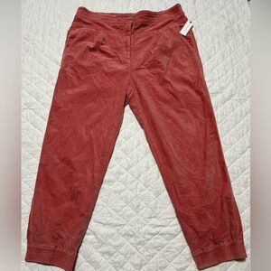 Anthropologie XL Red Track Pants  (C:Salmon)